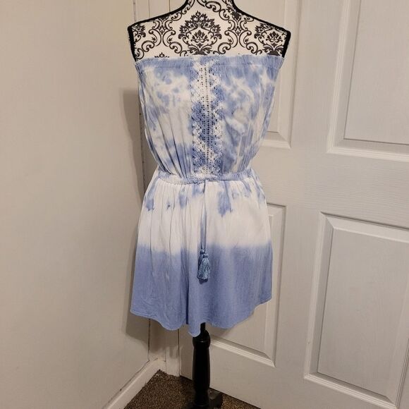 Ocean drive tye dyed sleeveless mini dress - Picture 1 of 5
